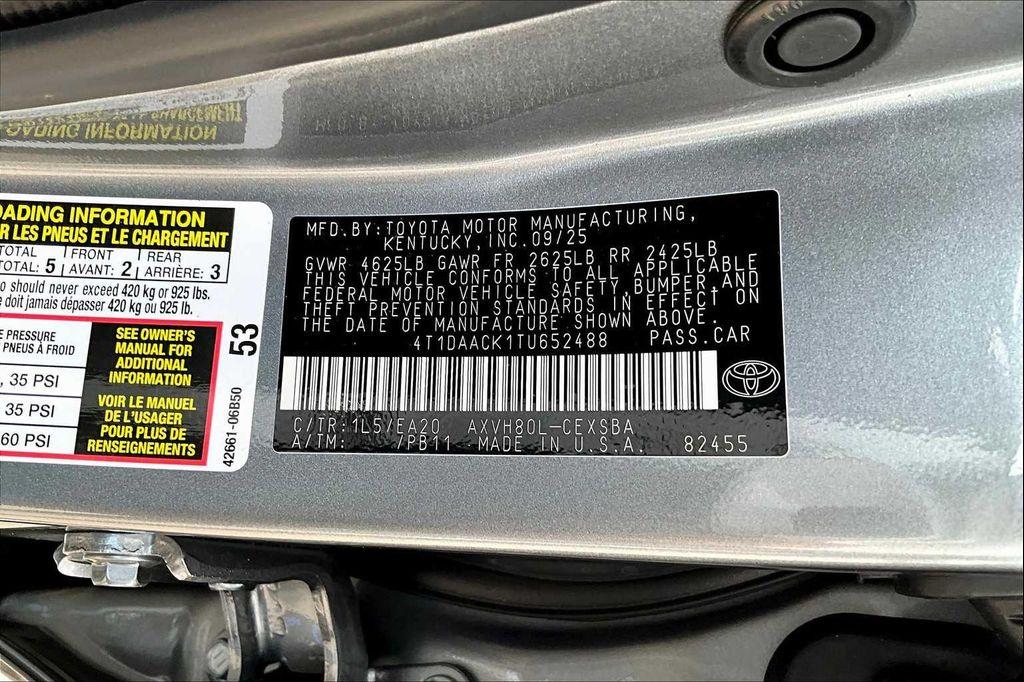 new 2026 Toyota Camry car, priced at $36,369