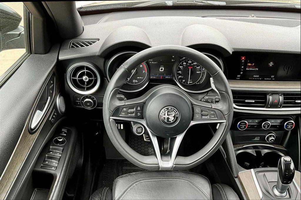 used 2018 Alfa Romeo Stelvio car, priced at $17,800