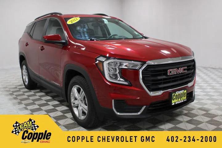 used 2022 GMC Terrain car, priced at $23,385