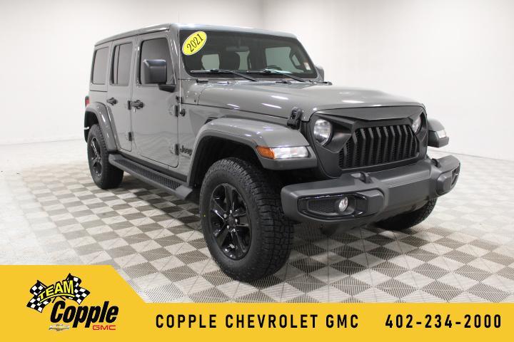 used 2021 Jeep Wrangler Unlimited car, priced at $32,395