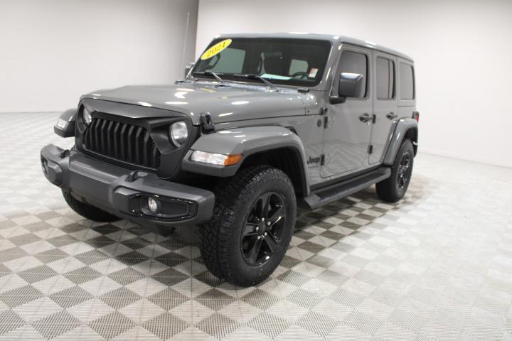 used 2021 Jeep Wrangler Unlimited car, priced at $32,395