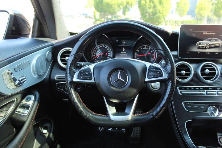 used 2017 Mercedes-Benz C-Class car, priced at $26,995