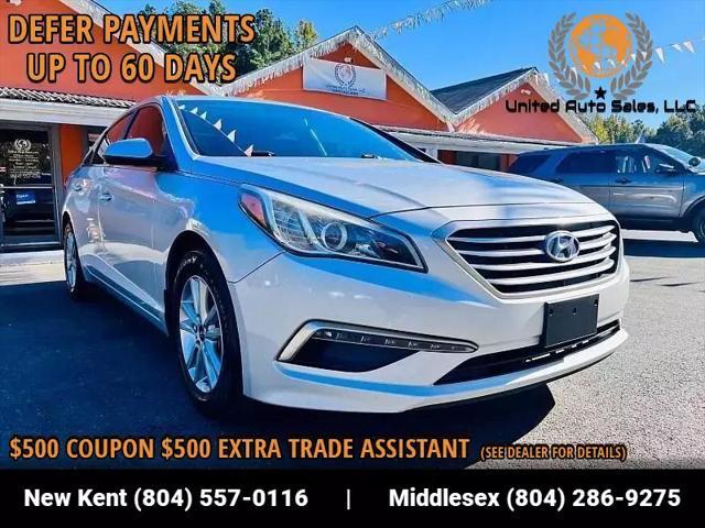 used 2015 Hyundai Sonata car, priced at $7,995