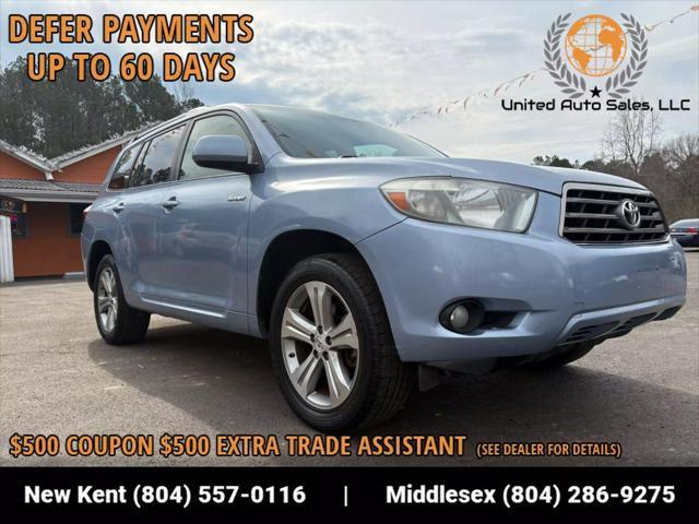 used 2009 Toyota Highlander car, priced at $7,995