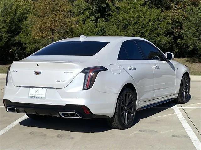 new 2025 Cadillac CT4 car, priced at $44,965