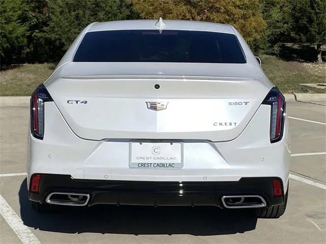 new 2025 Cadillac CT4 car, priced at $44,965