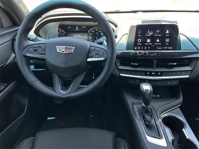 new 2025 Cadillac CT4 car, priced at $47,465