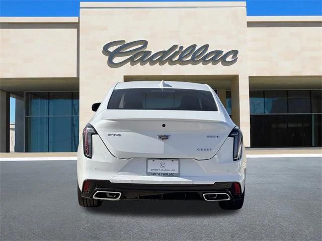 new 2025 Cadillac CT4 car, priced at $43,740