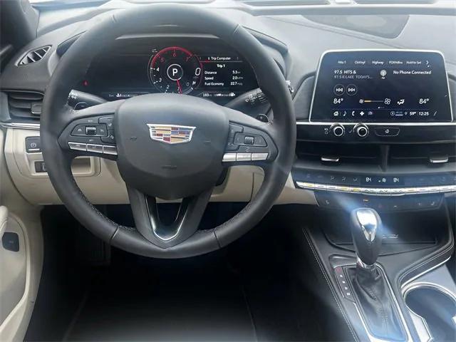 new 2025 Cadillac CT4 car, priced at $45,365