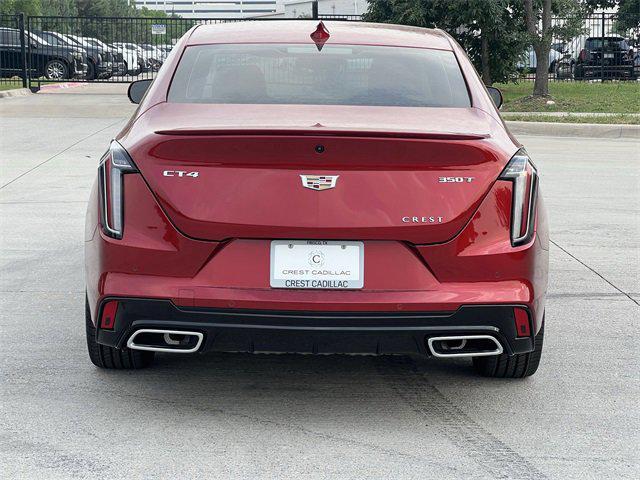 new 2025 Cadillac CT4 car, priced at $48,065
