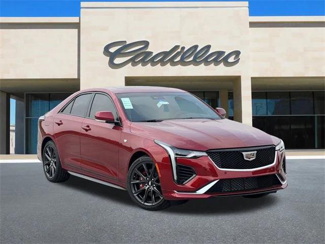 new 2025 Cadillac CT4 car, priced at $48,065