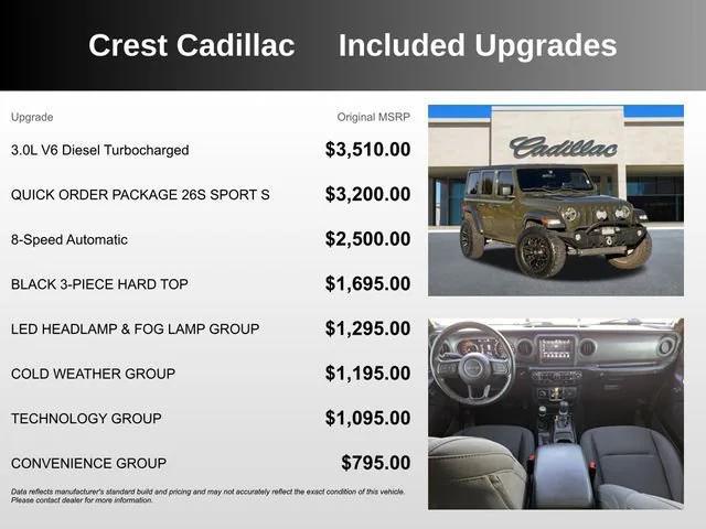 used 2022 Jeep Wrangler Unlimited car, priced at $31,276