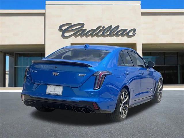 new 2025 Cadillac CT4-V car, priced at $65,755