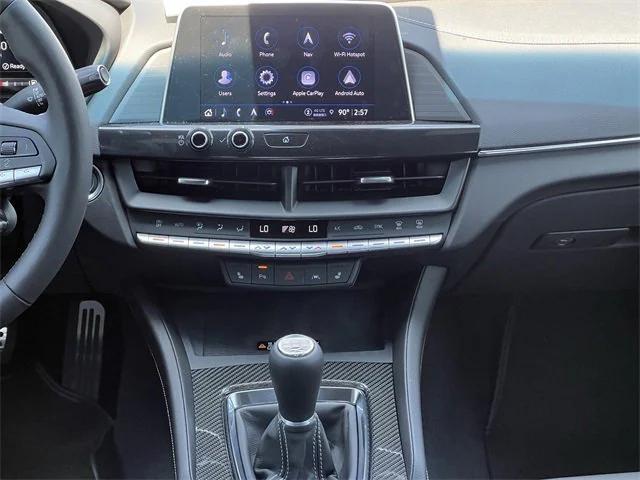 new 2025 Cadillac CT4-V car, priced at $65,755