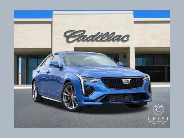 new 2025 Cadillac CT4-V car, priced at $53,060