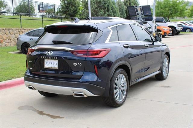 new 2024 INFINITI QX50 car, priced at $44,294