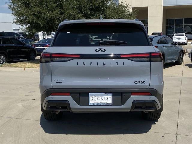 new 2025 INFINITI QX60 car, priced at $62,980