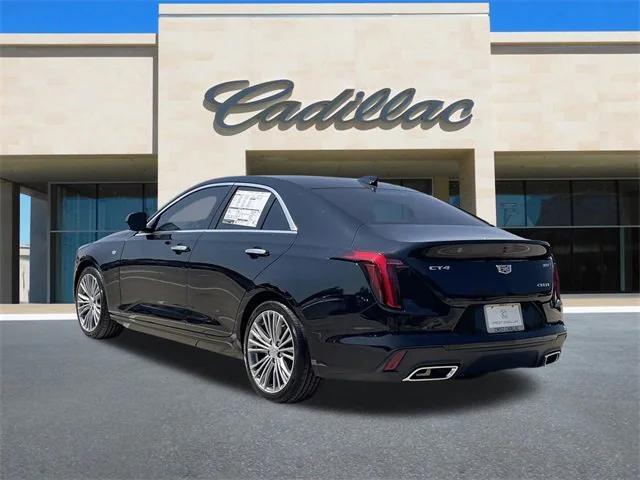 new 2025 Cadillac CT4 car, priced at $43,140