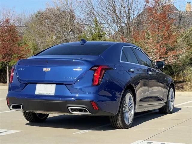 new 2025 Cadillac CT4 car, priced at $43,165