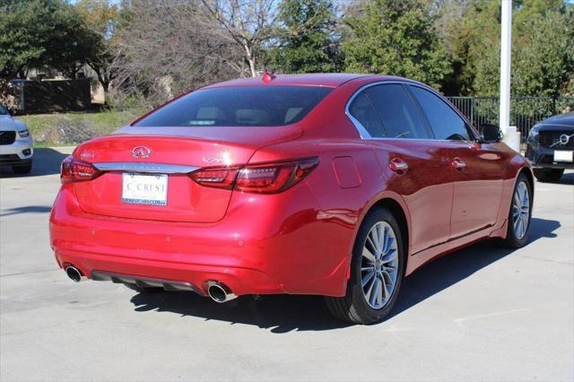 new 2024 INFINITI Q50 car, priced at $42,585