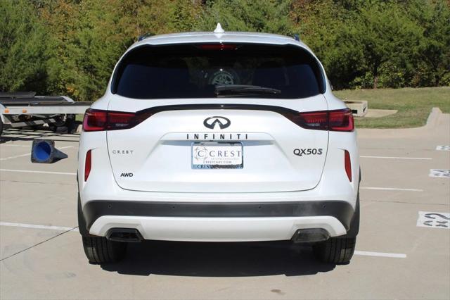 new 2024 INFINITI QX50 car, priced at $49,630