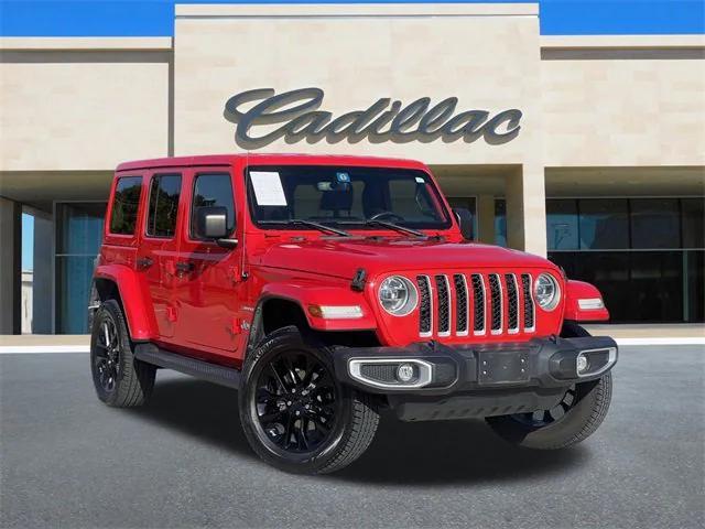 used 2021 Jeep Wrangler Unlimited 4xe car, priced at $33,444