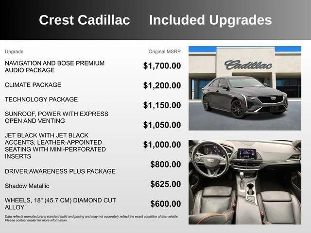 used 2020 Cadillac CT4 car, priced at $22,453