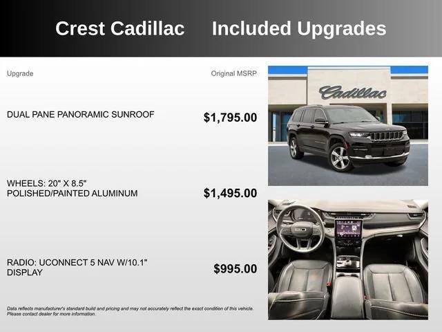 used 2021 Jeep Grand Cherokee L car, priced at $30,232