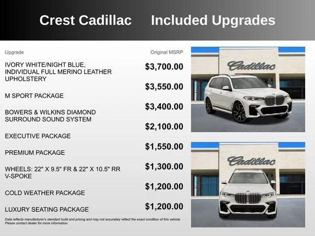 used 2019 BMW X7 car, priced at $34,999