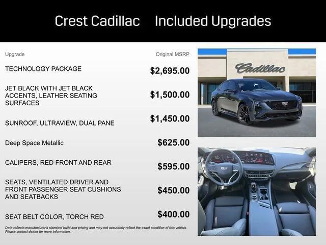 new 2026 Cadillac CT5-V car, priced at $65,810