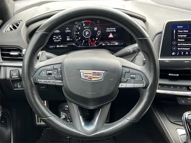 used 2022 Cadillac CT4-V car, priced at $58,078