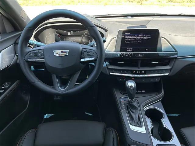 new 2025 Cadillac CT4 car, priced at $47,965