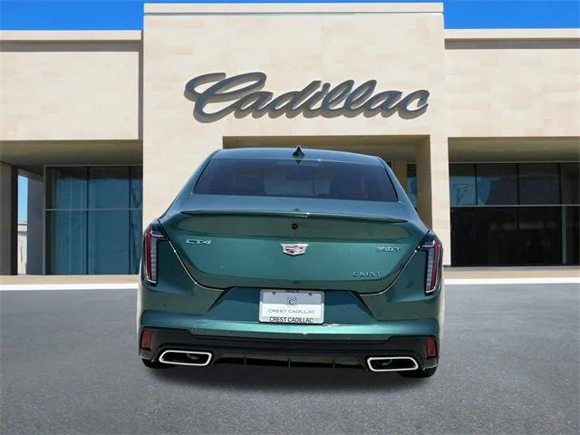 new 2025 Cadillac CT4 car, priced at $47,965