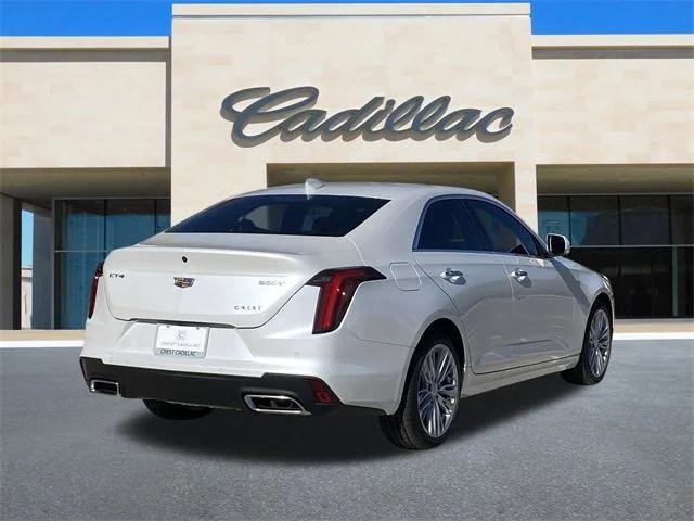 new 2025 Cadillac CT4 car, priced at $43,765