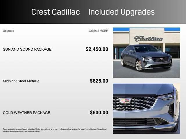 used 2024 Cadillac CT4 car, priced at $30,989