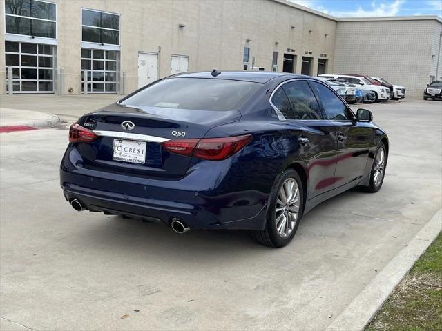 new 2024 INFINITI Q50 car, priced at $42,395