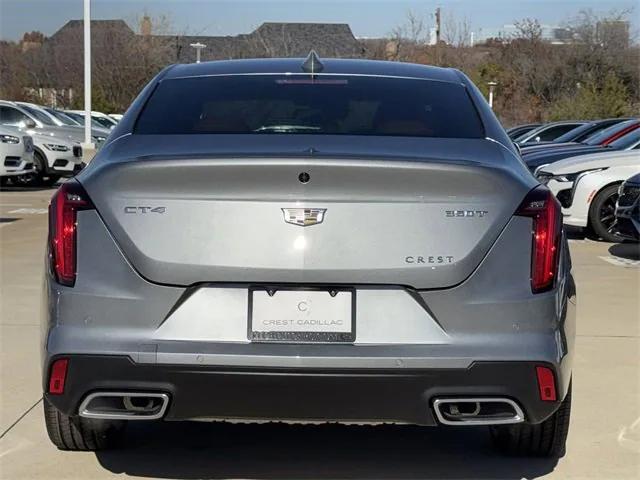 new 2025 Cadillac CT4 car, priced at $43,165