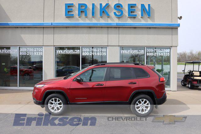 used 2017 Jeep Cherokee car, priced at $11,990