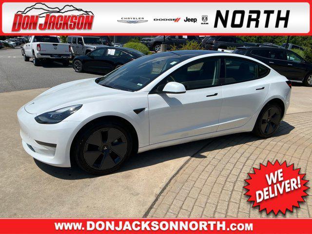 used 2023 Tesla Model 3 car, priced at $23,995