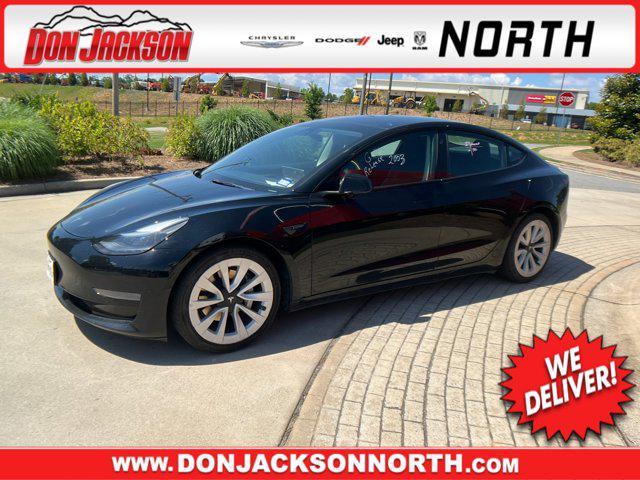 used 2022 Tesla Model 3 car, priced at $17,495