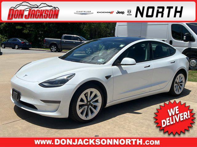 used 2022 Tesla Model 3 car, priced at $17,995