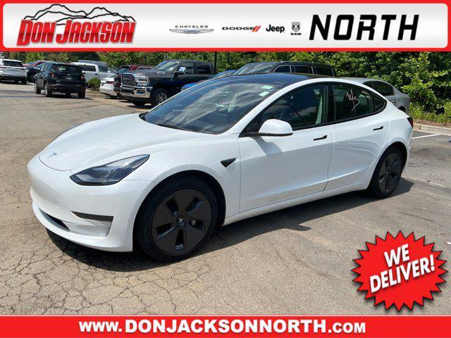 used 2023 Tesla Model 3 car, priced at $21,995