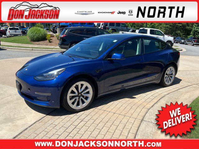 used 2022 Tesla Model 3 car, priced at $17,495