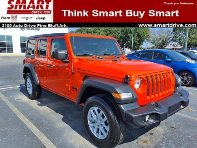 used 2023 Jeep Wrangler car, priced at $33,824