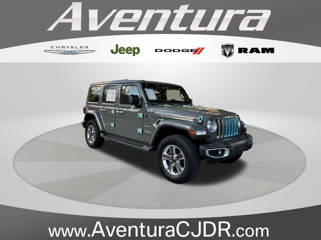 used 2021 Jeep Wrangler Unlimited car, priced at $30,372