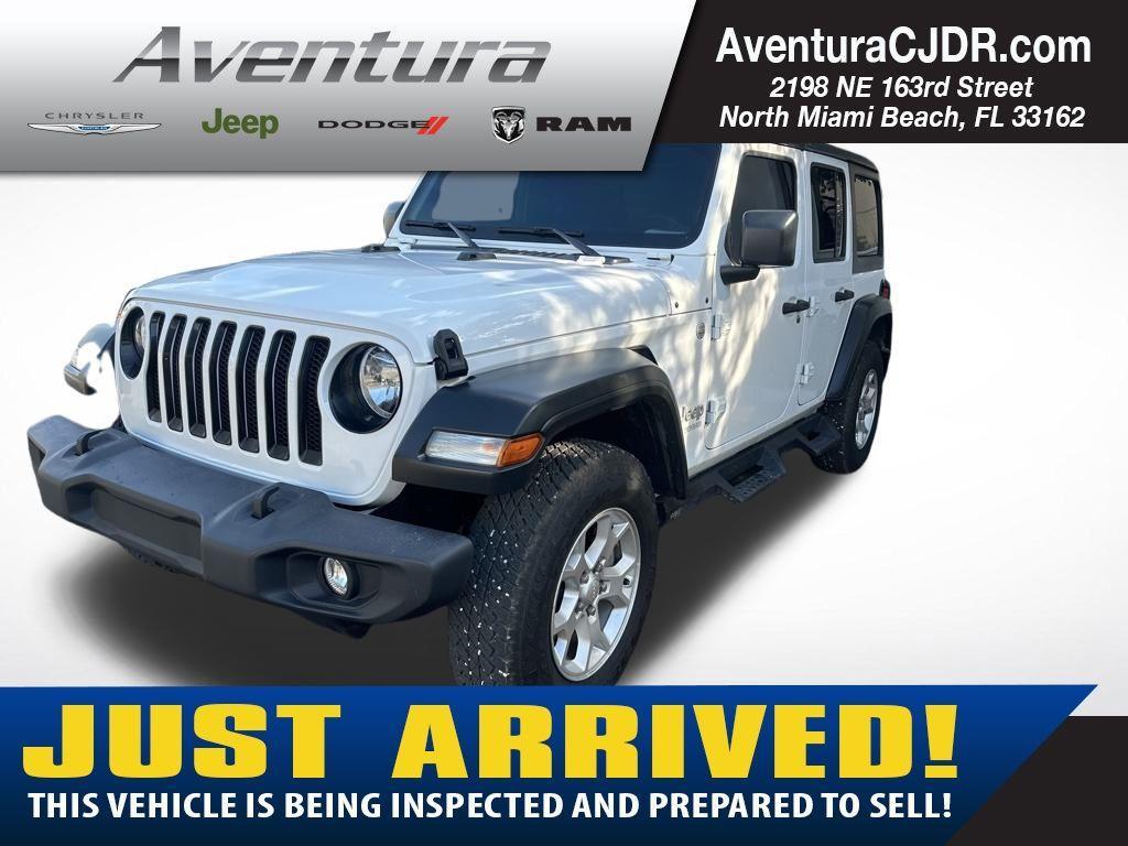 used 2021 Jeep Wrangler Unlimited car, priced at $28,000