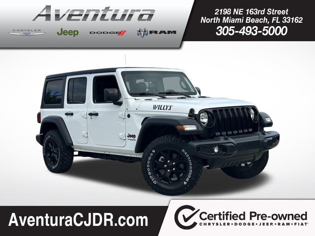 used 2020 Jeep Wrangler Unlimited car, priced at $31,000