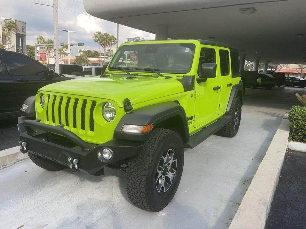 used 2021 Jeep Wrangler Unlimited car, priced at $26,227