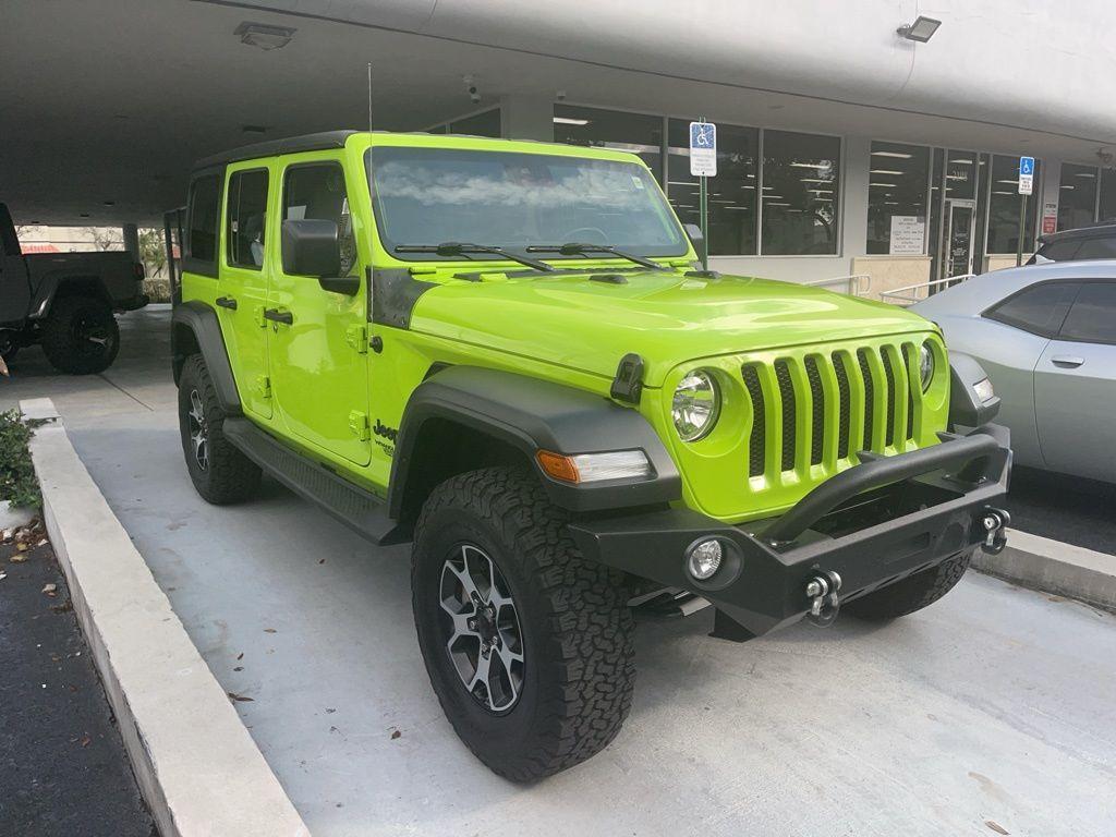 used 2021 Jeep Wrangler Unlimited car, priced at $26,227