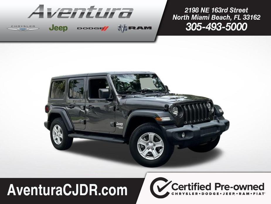 used 2019 Jeep Wrangler Unlimited car, priced at $24,252